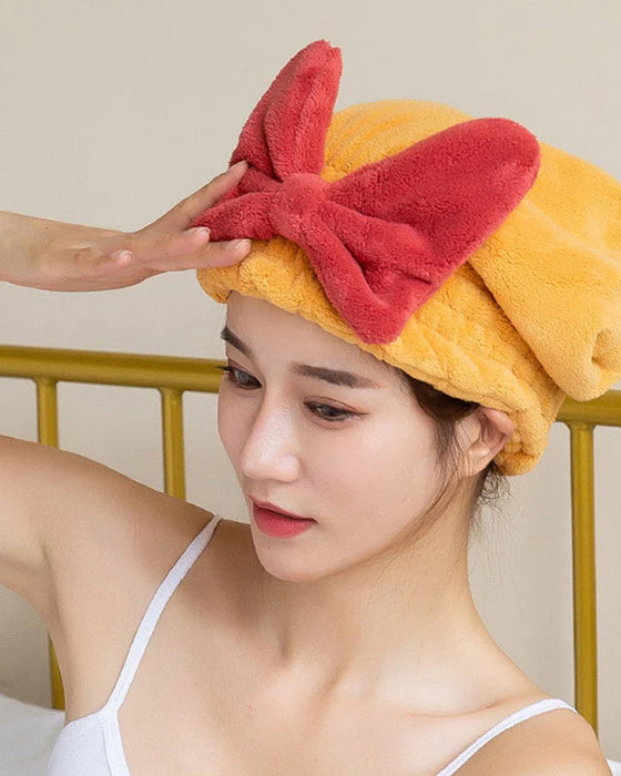 Super saugfähiges Haarhandtuch für nasses Haar