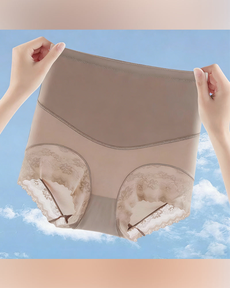 Unterwäsche Seidig Hohe Taille Formend