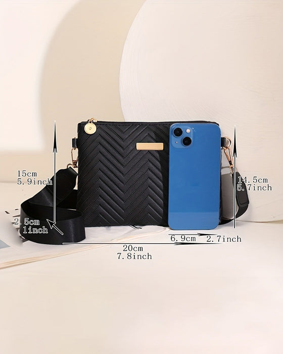 Tasche Wellen Muster Damen