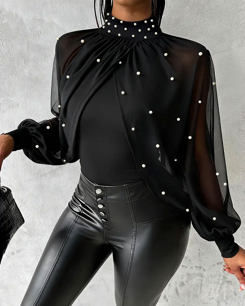 Top Mit Elegantem Stil Und Laternenarm Design