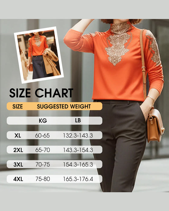 Top Elegant Gedruckt Figurbetont Damen Stehkragen