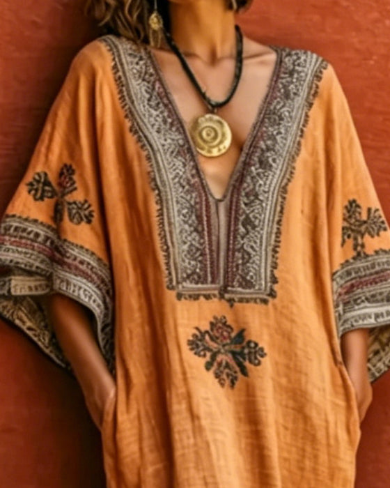 Kleid Bohemian Locker Lässig
