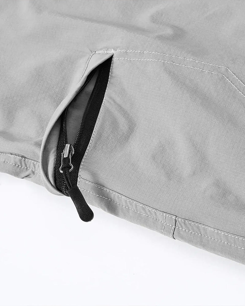 Shorts Elastische Taille Tasche Herren Sportlich