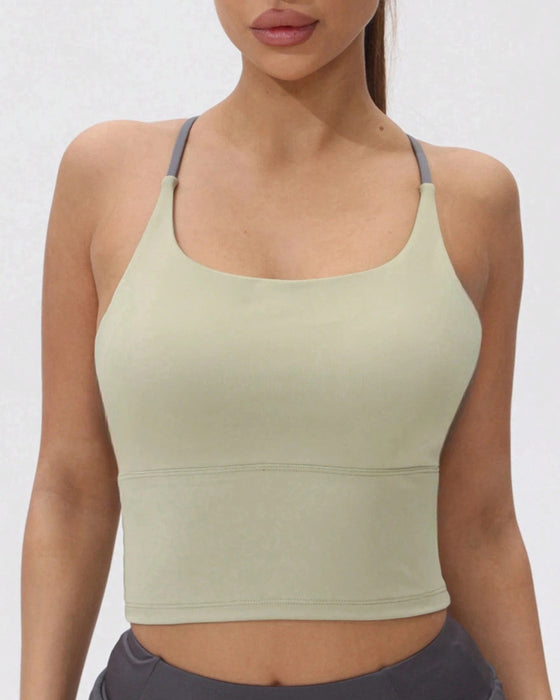 Sport-Tanktop mit integriertem Brustpolster