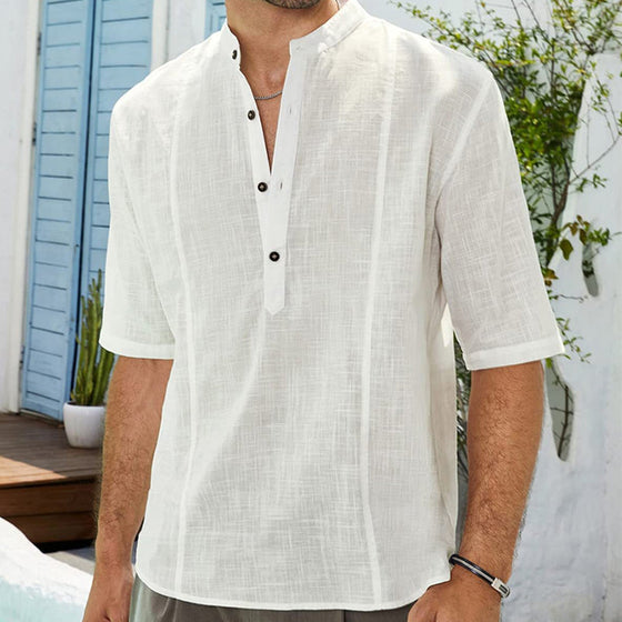 Hemden Herren Bequem Casual