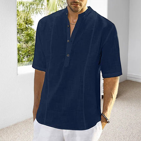 Hemden Herren Bequem Casual