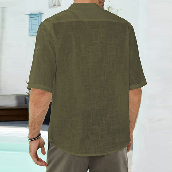 Hemden Herren Bequem Casual