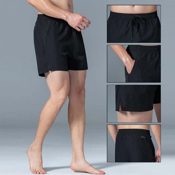 Shorts Herren Einfach Unifarben Kordelzug Tasche
