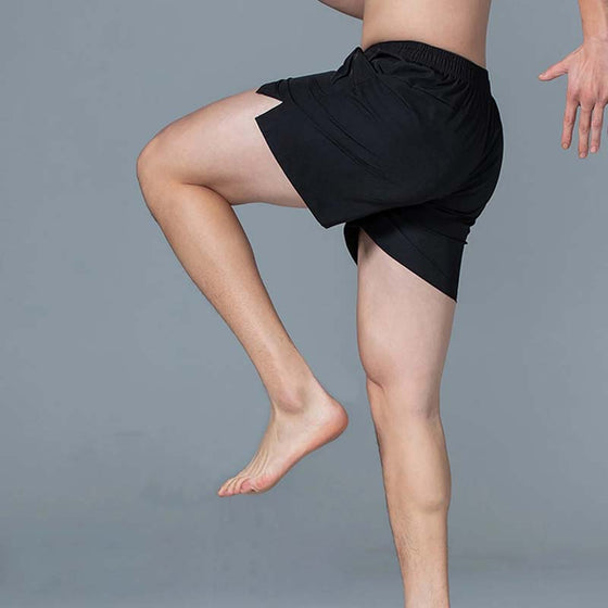 Shorts Herren Einfach Unifarben Kordelzug Tasche