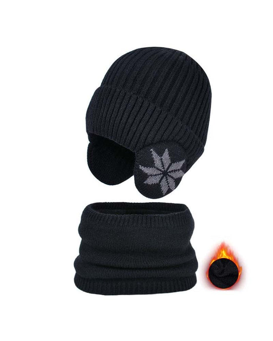 Wintermütze, Schal, Warme Strickmütze