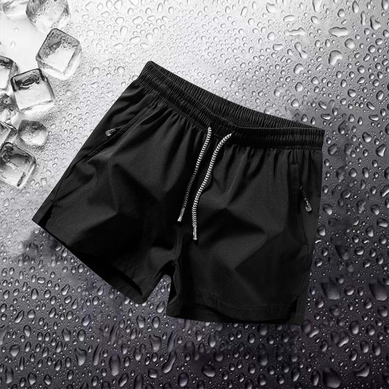 Shorts Herren Einfach Unifarben Kordelzug Tasche