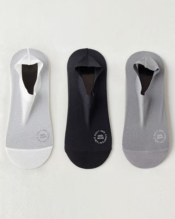 Socken Herren Eis Seide Boot