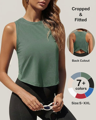 Tanktop Sportlich Cropped