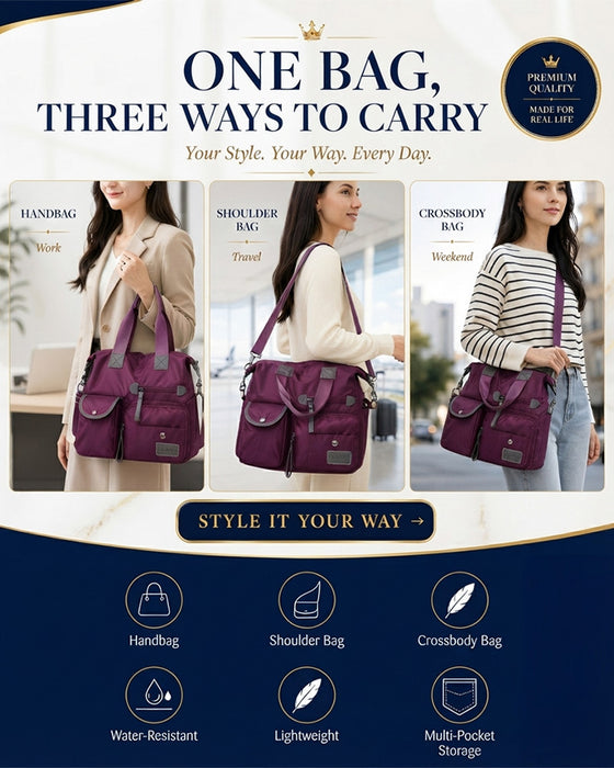 Große Wasserdichte Tote-Tasche Für Damen