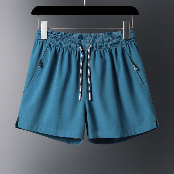 Shorts Herren Einfach Unifarben Kordelzug Tasche