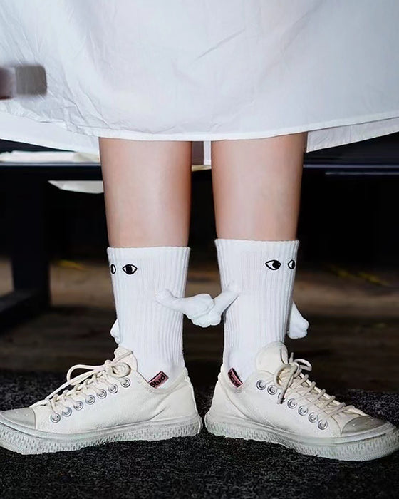 Lustige magnetische Socken