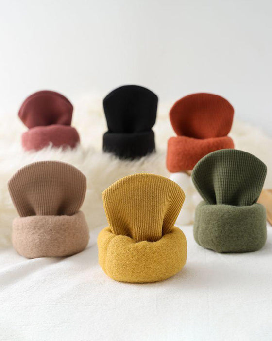 Weiche plüsch-bodensocken für den winter