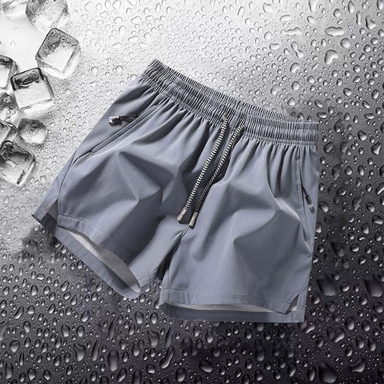 Shorts Herren Einfach Unifarben Kordelzug Tasche