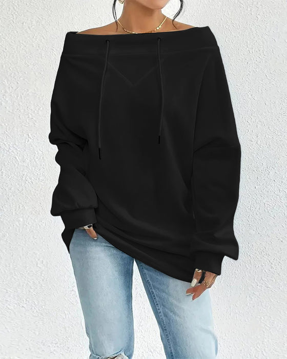 Sweatshirt Mode Uni Farbe