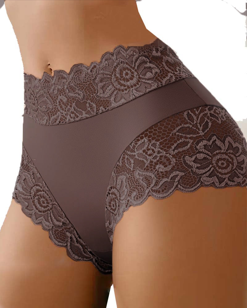 Einfarbige Spitzen‑Slips