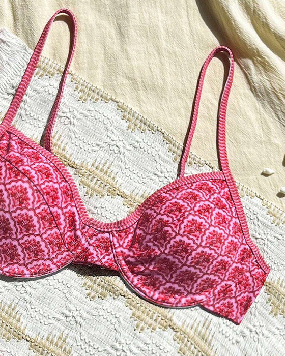 Bikini Sexy Träger Dreieck Muster