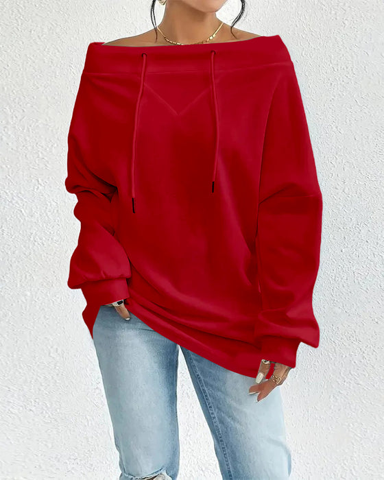 Sweatshirt Mode Uni Farbe