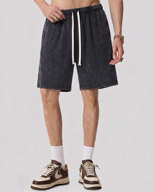 Shorts Gewaschen Vintage Terry Schlaufe