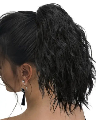 Haarteile Synthetisch Lang Wellig Fluffiger Pferdeschwanz