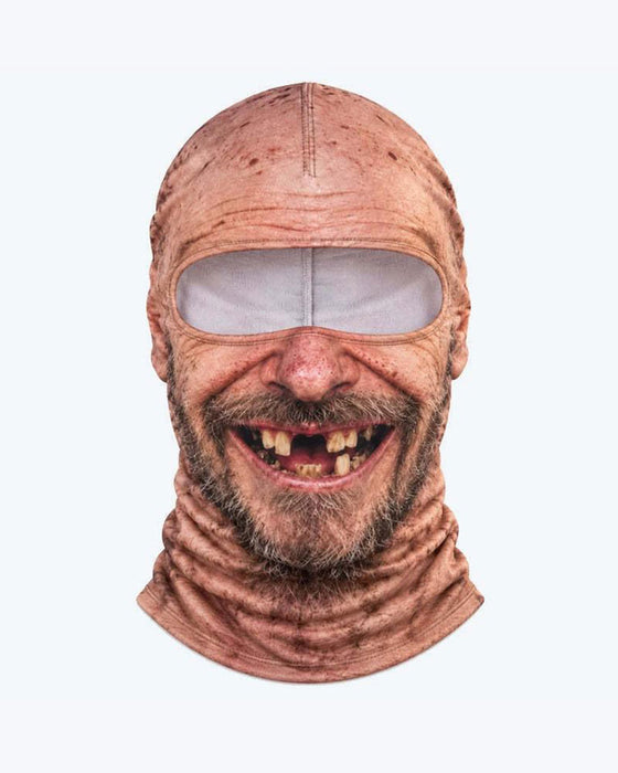 Maske Lustig 3d Mürrischer Alter Mann Ski