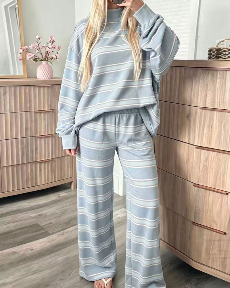 Set Gestreift Damen Casual