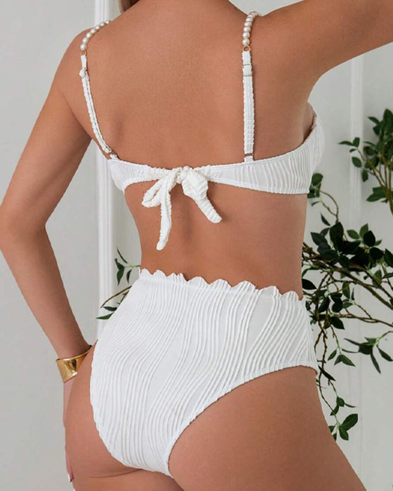 Bikini Perlenstrumpfhalter sexy