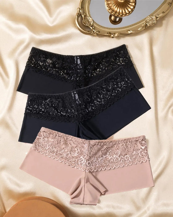 Dessous Atmungsaktiv Hohler Ausschnitt Damen Boxer