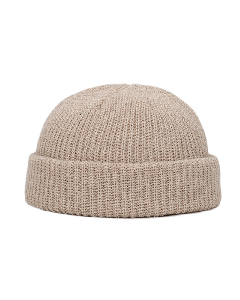 Herren Rippstrickmütze