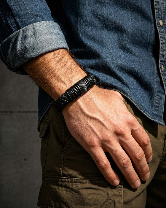 Premium Lederarmband Für Männer