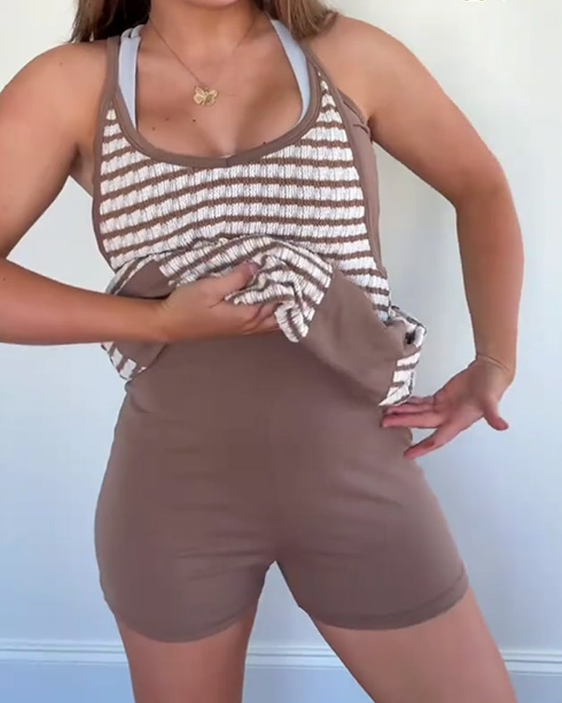 Kleid Damen Tennis Sportlich Kleid Mini Romper