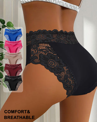 Höschen Sexy Spitze Mittelhoch-3