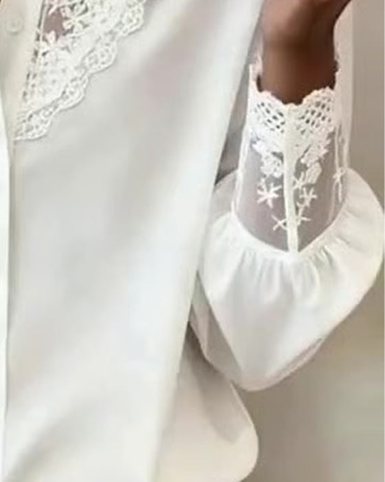 Hemd stilvoll und elegant Patchwork