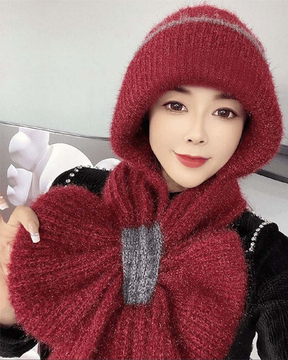 Damen Winddichte Mütze Mit Ohrenschutz