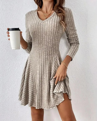 Kleid A Linie Langarm
