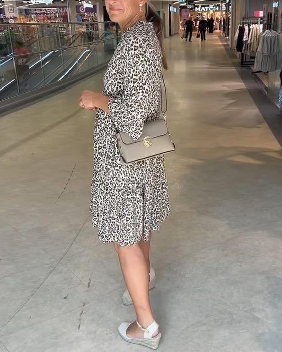 Kleid Leopardenprint