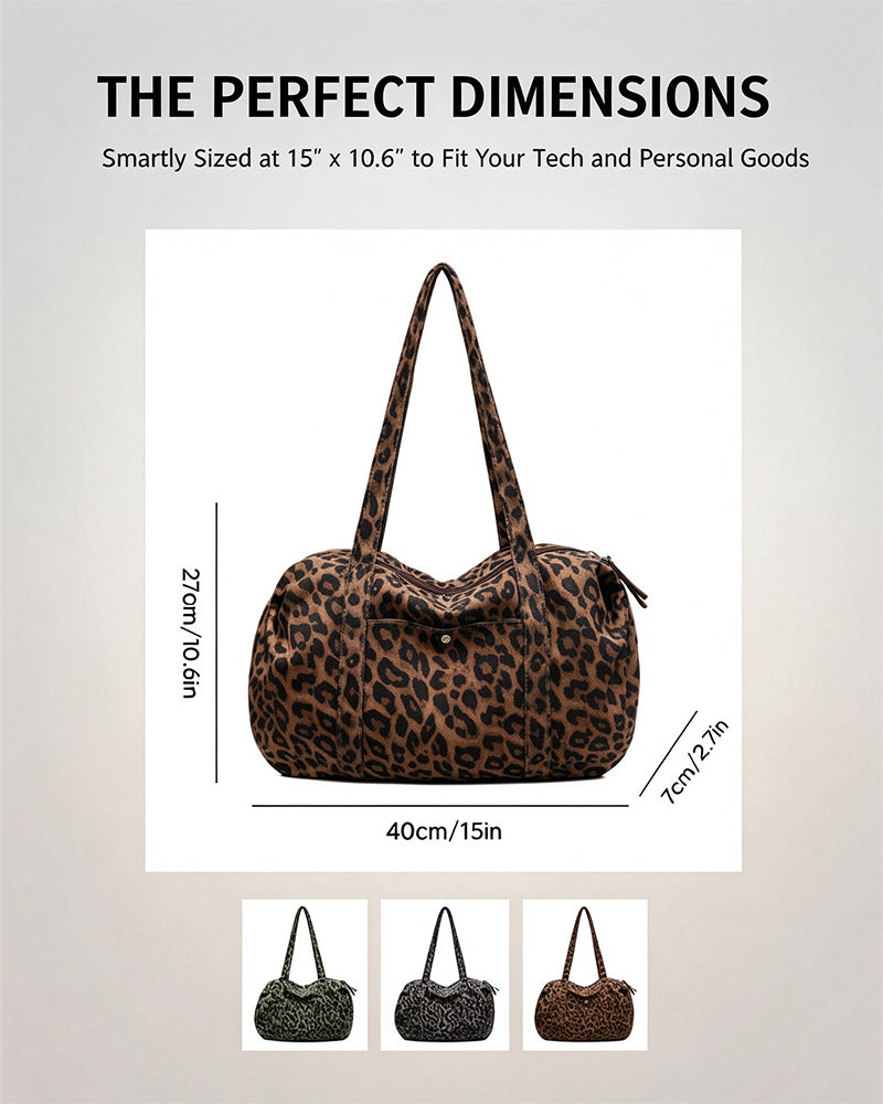 Tasche Große Kapazität Leopardenmuster Tote