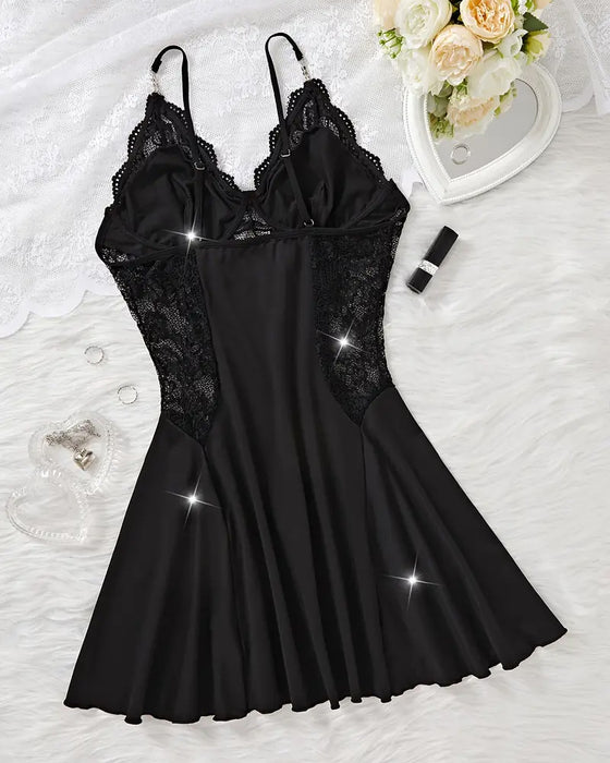 Nachthemd Sexy Strumpfhalter