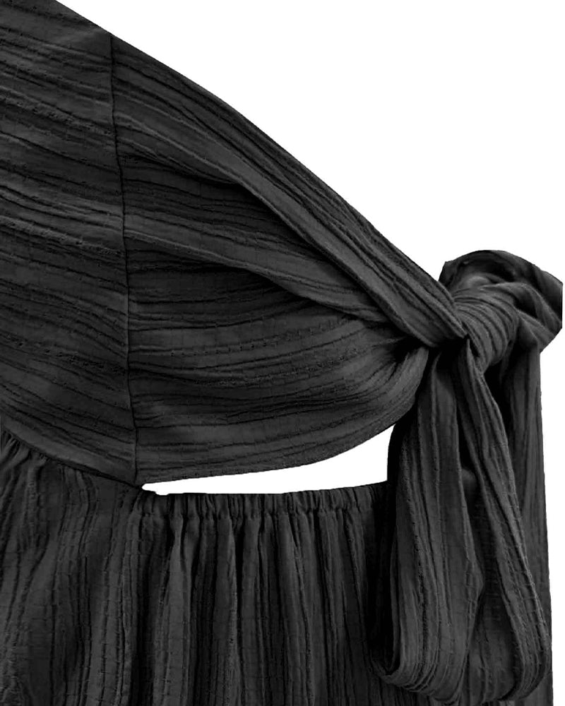 Kleid Mode Uni Halter