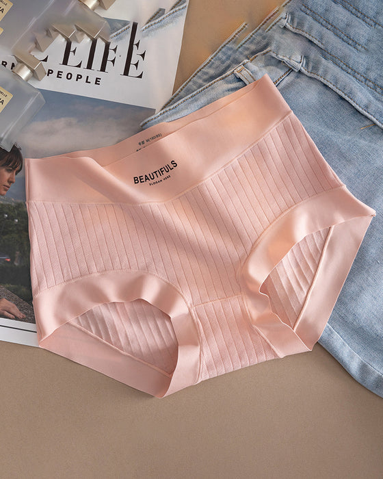 Long-Staple Cotton High Waist Briefs