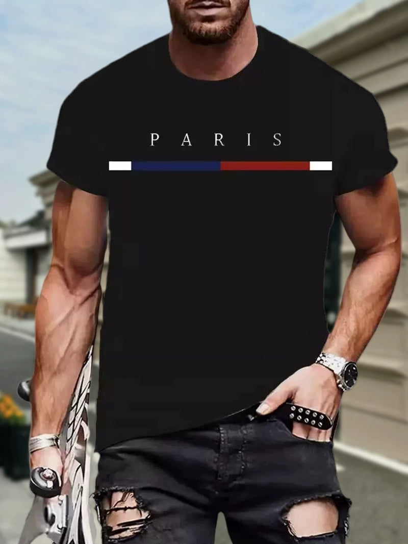 T-Shirt Schnell Trocknend Rundhals Kurzarm