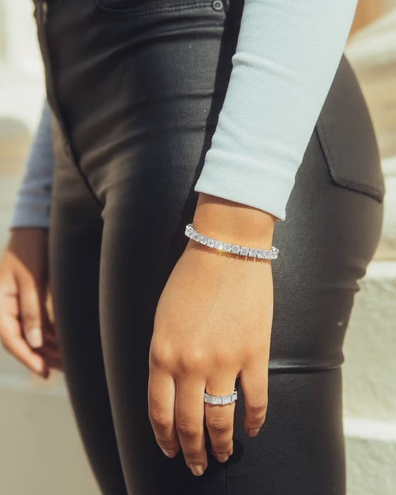 Armband Funkelndes Moissanit