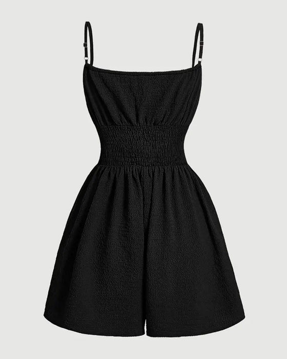 Overall Lässig Plissiert Camisole