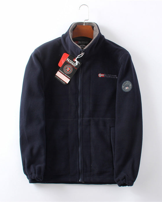 Jacke Herren Doppel-Lag Fleece & 50% RABATT