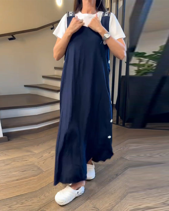 Kleid Lässig Und Modisch Träger