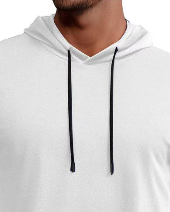 T-Shirt Kapuze Schnell Trocknen Kurzarm